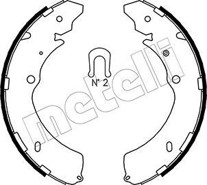 METELLI Brake Shoe Set Article number: 53-0193 cheaply