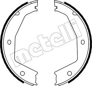 METELLI Handbrake shoes Article number: 53-0197 cheaply