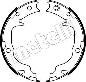 METELLI Handbrake shoes Article number: 53-0362 cheaply