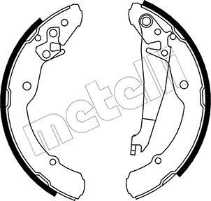 METELLI Brake Shoe Set Article number: 53-0379 cheaply