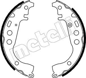 METELLI Brake Shoe Set Article number: 53-0431 cheaply