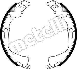 METELLI Brake Shoe Set Article number: 53-0529 cheaply