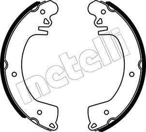 METELLI Brake Shoe Set Article number: 53-0548 cheaply