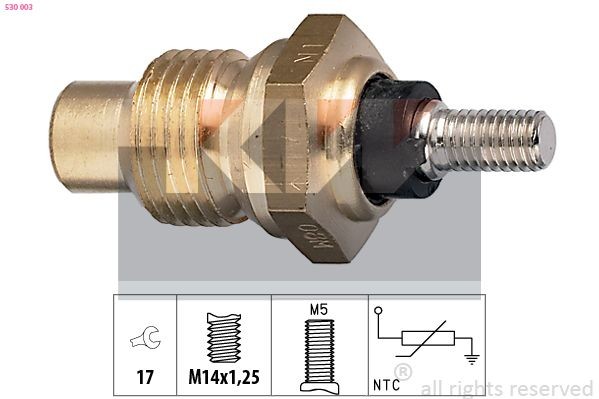 KW Sensor, coolant temperature Article number: 530 003 cheaply