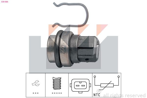 KW Sensor, coolant temperature Article number: 530 086 cheaply