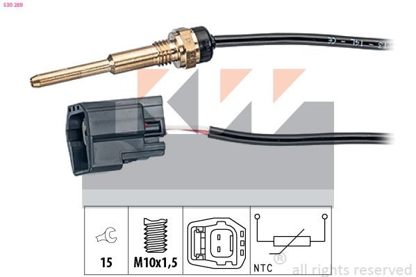 KW Sensor, coolant temperature Article number: 530 289 cheaply