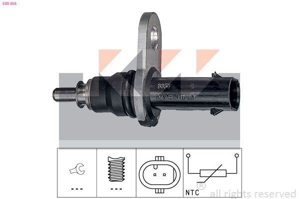KW Sensor, oljetemperatur artikkelnummer: 530 356 billig