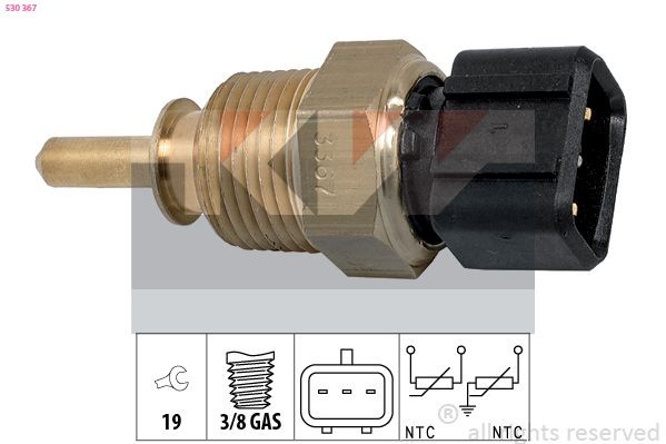 KW Sensor, coolant temperature Article number: 530 367 cheaply