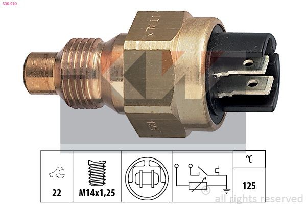 KW Sensor, kølevæsketemp. Varenummer: 530 510 billige