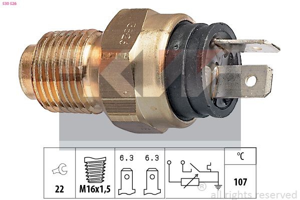 KW Sensor, coolant temperature Article number: 530 526 cheaply