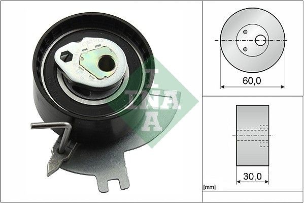 INA Timing belt tensioner pulley Article number: 531 0885 10 cheaply