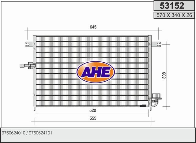 AHE Condenseur, climatisation UGS: 53152 à bon prix