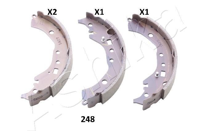 ASHIKA Brake Shoe Set Article number: 55-02-248 cheaply