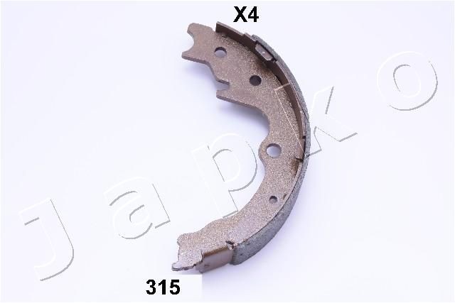 JAPKO Handbrake shoes Article number: 55315 cheaply