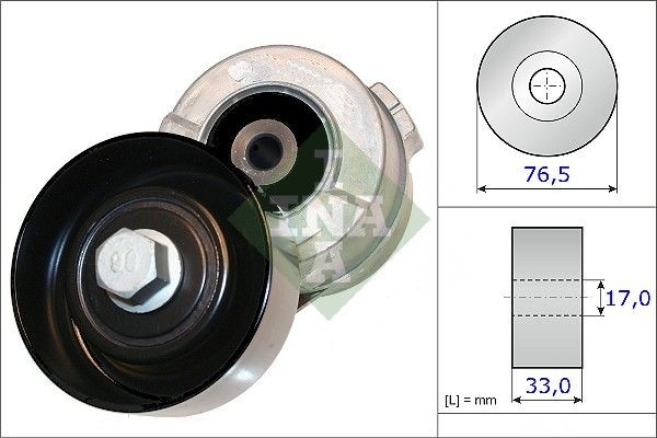 INA Tensioner Guide, timing chain Article number: 555 0049 10 cheaply