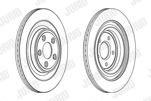 JURID Brake disc Article number: 563027JC cheaply