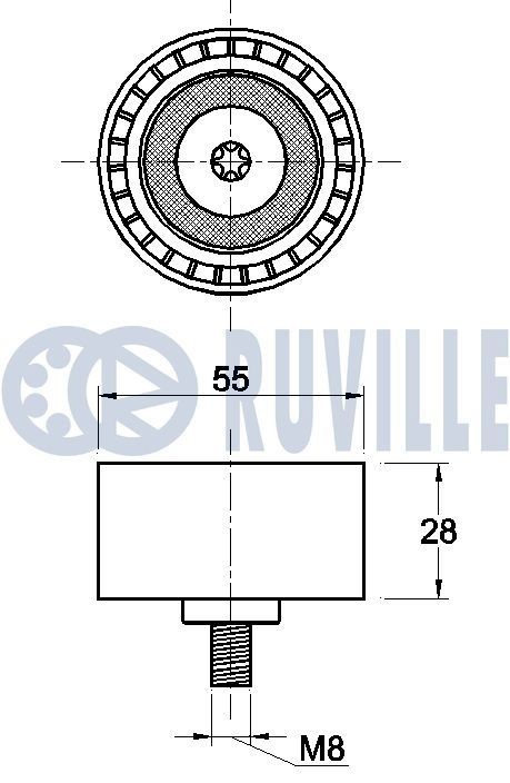RUVILLE Комплект пистов ремък артикулен номер: 5708080 евтино