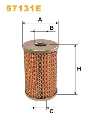 WIX FILTERS Hydraulic Filter, steering system Article number: 57131E cheaply