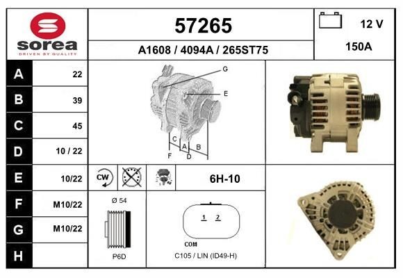 EAI Generator Varenummer: 57265 billige