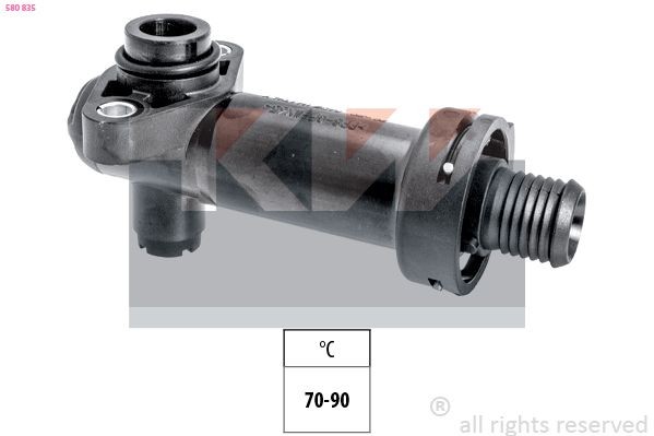 KW Thermostat, refroidissement - réaspiration d'échappement UGS: 580 835 à peu de frais