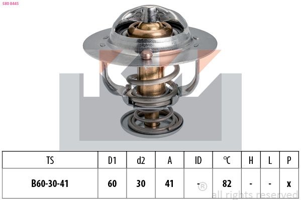 KW Thermostat Article number: 580 844S cheaply