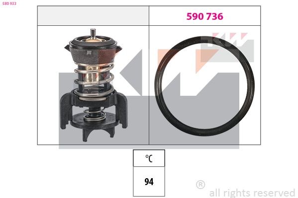 KW Thermostat Article number: 580 933 cheaply