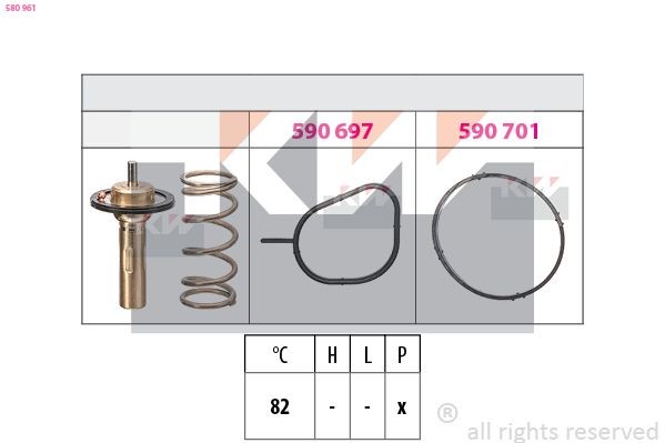 KW Thermostat Article number: 580 961 cheaply