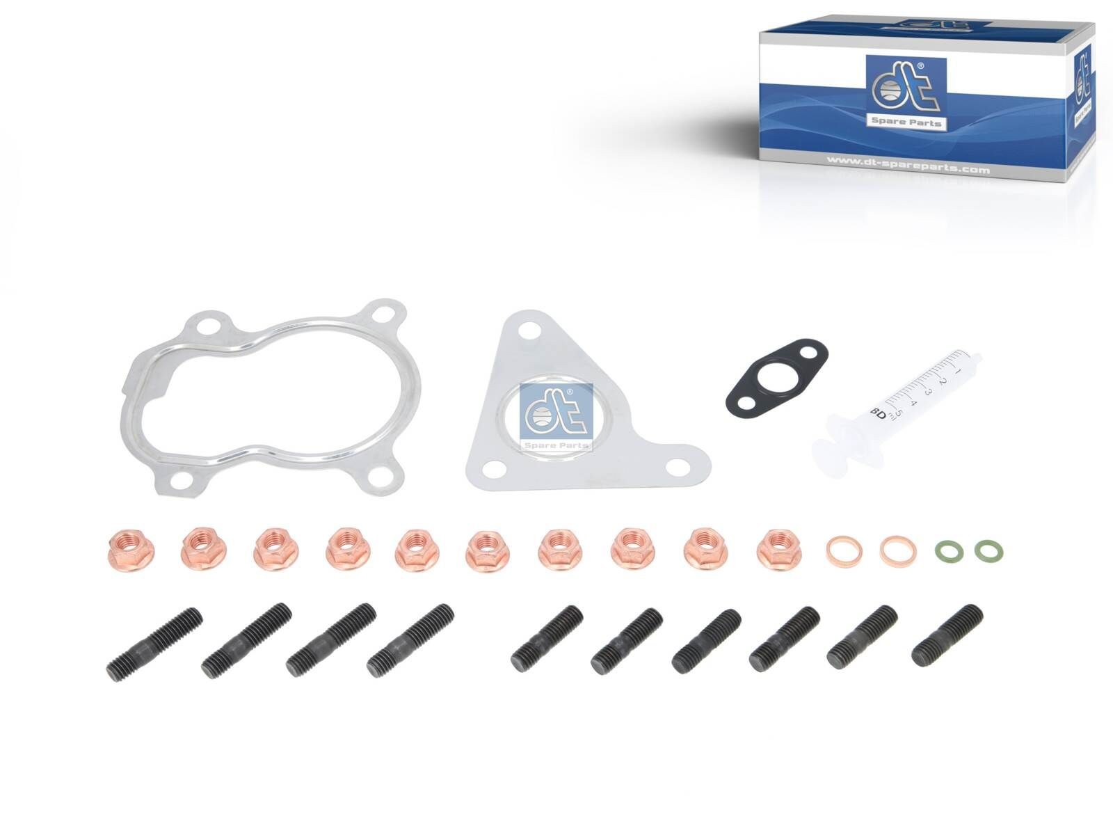 DT Spare Parts 6.91720 Mounting Kit, charger SCÉNIC 1.9 dCi 102 PS Diesel 2003