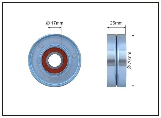 CAFFARO Tensioner pulley Article number: 60-98 cheaply