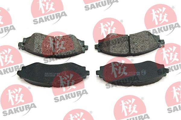 SAKURA Brake pad set Article number: 600-00-8390 cheaply