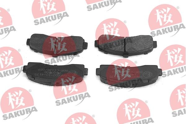SAKURA Brake pad set Article number: 600-10-4135 cheaply