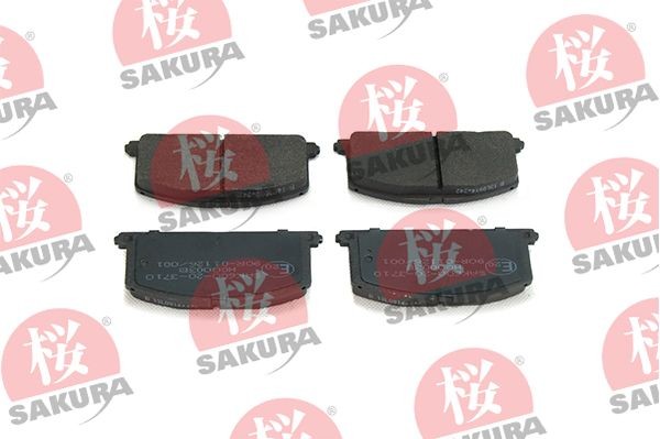 SAKURA Brake pad set Article number: 600-20-3710 cheaply