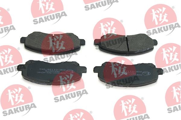 SAKURA Brake pad set Article number: 600-50-4340 cheaply