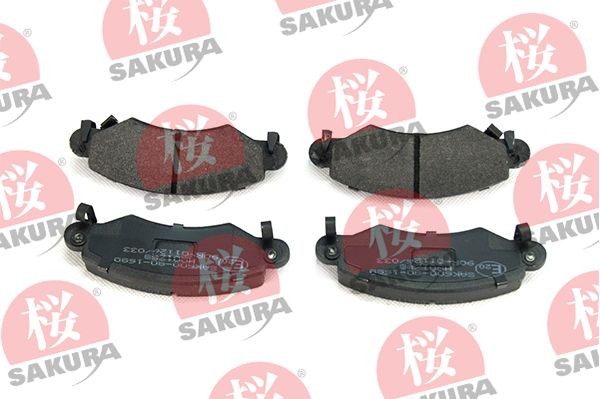 SAKURA Brake pad set Article number: 600-80-1680 cheaply