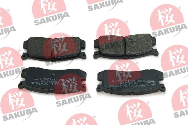 SAKURA Brake pad set Article number: 601-30-3520 cheaply