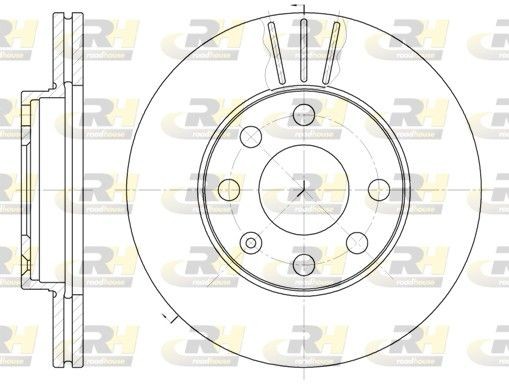 ROADHOUSE Brake disc Article number: 6061.10 cheaply
