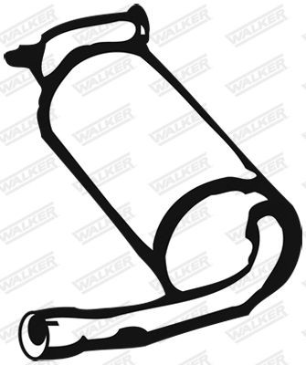 WALKER Front Silencer Article number: 01106 cheaply