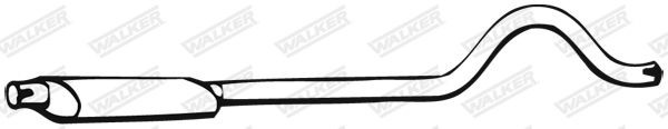 WALKER Front Silencer Article number: 01354 cheaply