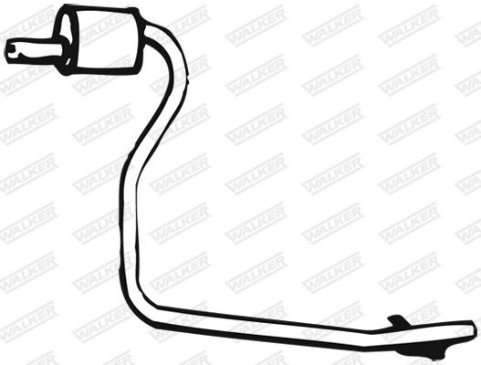 WALKER Front Silencer Article number: 01567 cheaply
