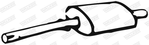 WALKER Front Silencer Article number: 01717 cheaply
