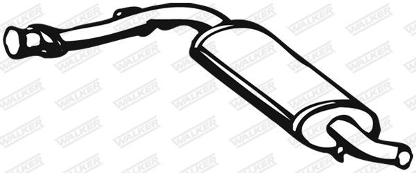 WALKER Front Silencer Article number: 01726 cheaply