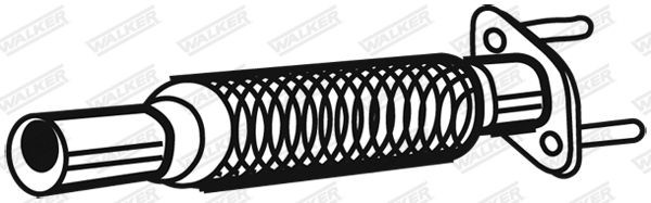 WALKER Corrugated Pipe, exhaust system Article number: 02196 cheaply