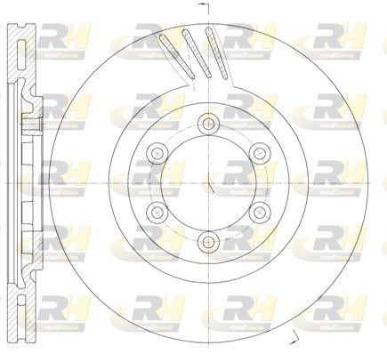 ROADHOUSE Brake disc Article number: 61000.10 cheaply