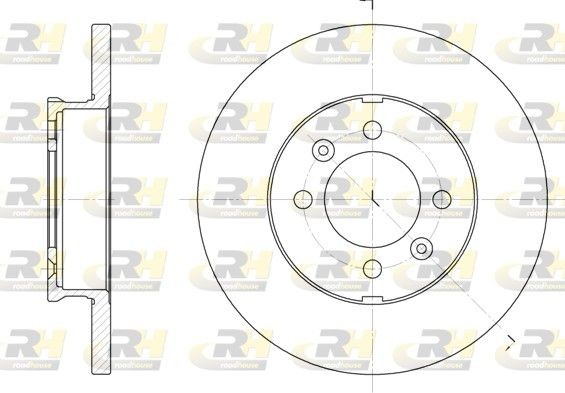 ROADHOUSE Brake disc Article number: 6104.00 cheaply