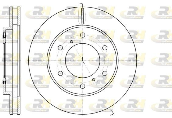 ROADHOUSE Brake disc Article number: 61118.10 cheaply