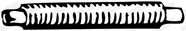 WALKER Corrugated Pipe, exhaust system Article number: 04762 cheaply