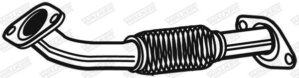 WALKER Corrugated Pipe, exhaust system Article number: 04799 cheaply
