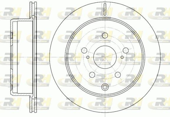 ROADHOUSE Brake disc Article number: 61253.10 cheaply