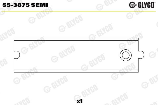 GLYCO 55-3875 SEMI Small End Bushes, connecting rod SCÉNIC 1.9 D (JA0J, FA0J) 64 PS Diesel 2003