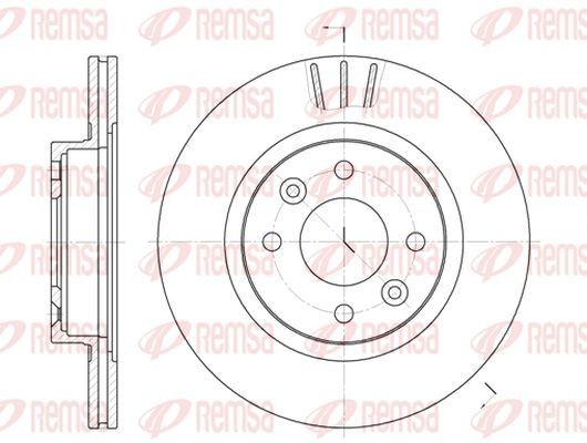 KAWE Brake disc Article number: 6204 10 cheaply